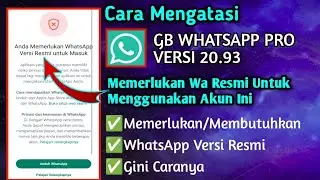Cara Mengatasi Anda Memerlukan WhatsApp Resmi Untuk Menggunakan Akun Ini