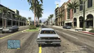 GTA 5 - Muscle Car Epic Five Star Wanted Chase & Escape