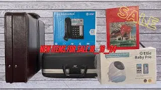 New items for sale in my eBay Store as of 10/16/24