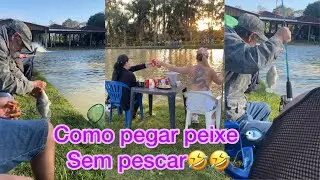 Ensinando a pegar seu peixe sem pescar 🤡🤣🤣🤣