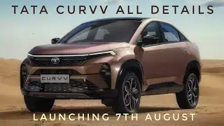 Tata Curvv Details & Features before launch - 1st Indian Coupe SUV