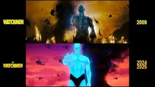 Watchmen live-action(2009)/animated (2024 & 2025) side-by-side comparison [TEASER]