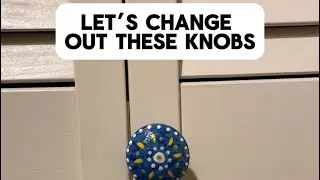 Let’s Change Out These Laundry Room Knobs