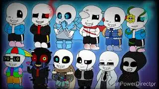 [SpeedPaint Undertale AUs] Too many Sans!