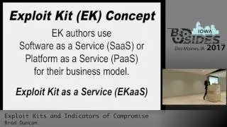 BSidesIA 2017 Keynote: Exploit Kits and Indicators of Compromise – Brad Duncan