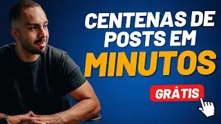 Como criar posts para Instagram com Inteligência Artificial - CENTENAS em MINUTOS