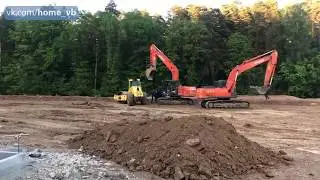 Восточное Бутово. Строительство плоскостного паркинга ул. Лесная 24.05.2019
