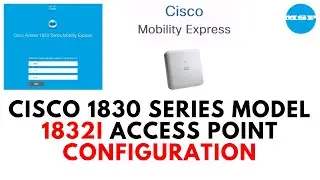CISCO 1830 Series 1832i Mobility Express Acccess Point Configuration !