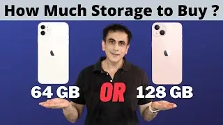 iPhone Storage 64 gb or 128 gb or 256 gb? || iPhone 64 GB is Enough ?