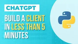 Program a Python ChatGPT client with the help of ChatGPT (openai.Completion.create + davinci engine)