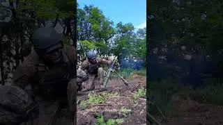Soldiers of the 3rd Assault Brigade fire at enemy positions with 60mm mortars. Bakhmut direction.