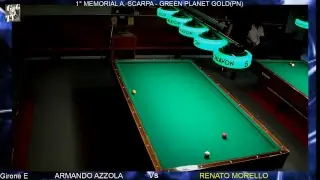1° MEMORIAL A. SCARPA - CARAMBOLA 3 SPONDE ARMANDO AZZOLA \ RENATO MORELLO