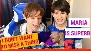 Maria I Don't Want to Miss a Thing Reaction (Indonesian Idol Spekta Show Top 4)