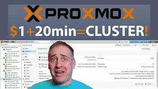 $1 Proxmox VE Cluster in 20min