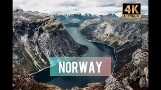 🏔️Norway Fjords! Amazing video 4k from quadrocopter!