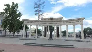 виды Оренбурга с земли и с высоты