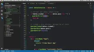 Mostrando un mensaje de error