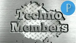 Pixellab tutorial | logo metal pixellab | Pixellab editing | Techno Members