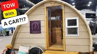 LIVING IN A TINY HOUSE RV You Can Tow With A CAR!!!