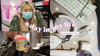 productive vlog | best gaming headsets 2022, unboxing, grocery shopping