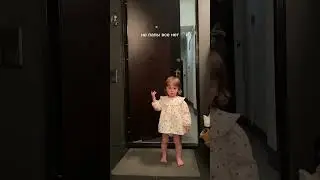 Qiz bola otasiga mehribon bo'ladi ☺❤✨