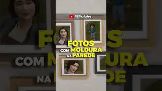 TUTORIAL FOTOS COM MOLDURA NA PAREDE 