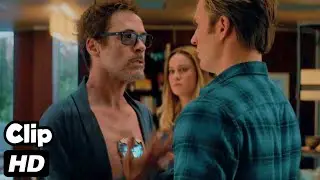Iron Man Reunites With Avenger Scene Hindi Tony Cap Argument Scene Avengers Endgame Movie Clip 4K HD