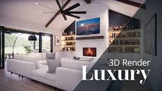 3D Video Render with Exterior Views (Green Landscape)