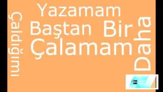 Sözlerimi Geri Alamam (Kinetik Tipografi)