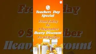 Maha Offer on Teachers Day 🎉🎉#PW #Shorts #TeachersdaywithPW