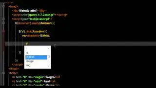 Jquery - Método attr()