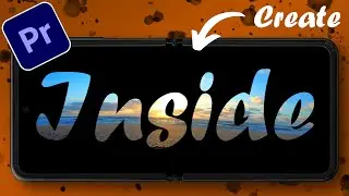 How to put video inside text in premiere pro