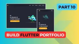 [Part 10] Flutter Web Tutorial - Build Portfolio Website in Flutter #flutterweb
