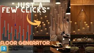 Fastest Way To Create Decorative Wall Cladding in 3Ds Max 🔥