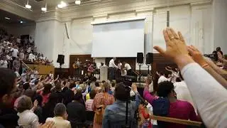 Catholic Miracle Rally 2017 - lady heald after 16 years of serious spine problems