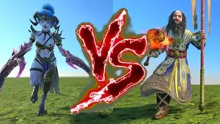 Herald of Slaanesh VS Kostaltyn. Total War Warhammer 3