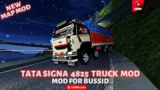 New Map Mod For Bus Simulator Indonesia | Tata Singa 4825 Truck Mod Livery | Download | Bussid V3.7