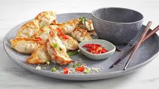 Dumplings in the air fryer, can you believe it?!