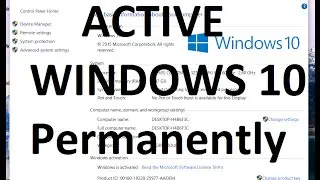 How To Crack Active Windows 10 Pro/Home/Enterprise | Permanently WINDOWS 10 Pro