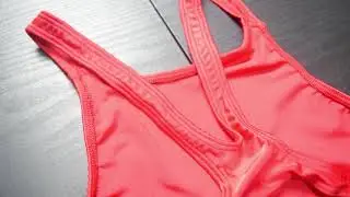 Swimsuit ASMR Red Color with Relaxing Natural Water Sound
