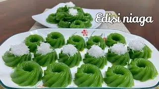 Resepi Kaswi Pandan Gedik | 2 cawan tepung dapat 30 biji kuih