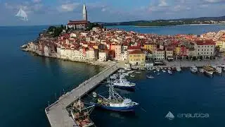 Rovinj-južna luka, Istra (Hrvaška iz zraka)