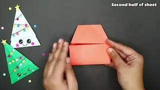 DIY: ORIGAMI WEIHNACHTSBAUM - Basteln mit papier