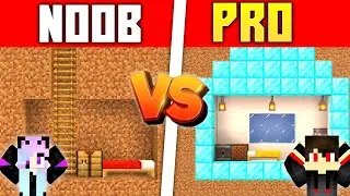 NOOB VS PRO : SAFEST SECURITY BASE BUILD CHALLENGE