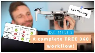DJI Mini 2 Photography - A complete FREE 360 workflow! DJI need to fix this!