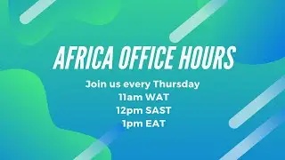 Containers! AWS Africa Office Hours