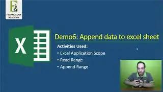 Excel Automation using UiPath | Part #14 | Append Data to Excel Sheet | Theory
