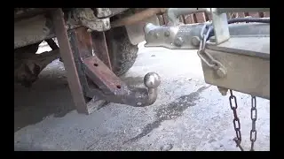 УАЗ своими руками.  Самодельный фаркоп ШАР
