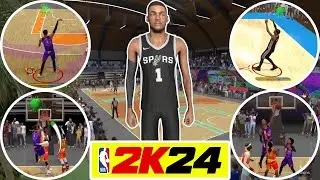 2 HOURS OF 7'3 VICTOR WEMBANYAMA BUILD DOMINATING NBA 2K24 - RAW & UNCUT CLIPS! Best Center Build