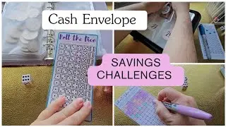Cash Envelope Savings Challenges July video (a catch up with 2 fortnights)